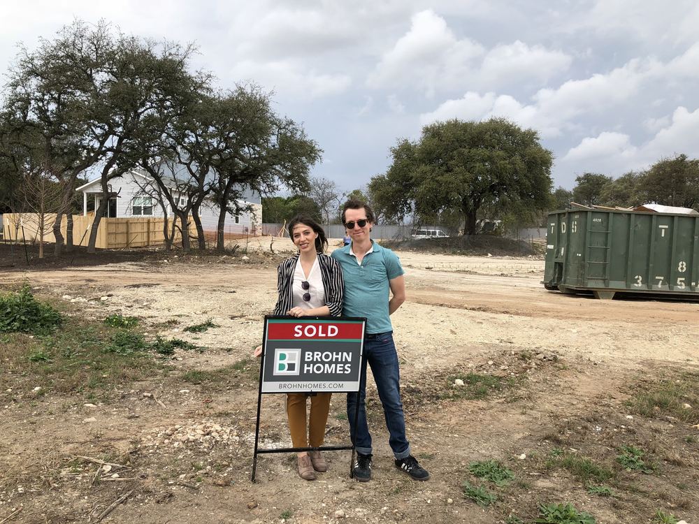 Real homeowners on closing day, Verrado · South Austin · Brohn Homes