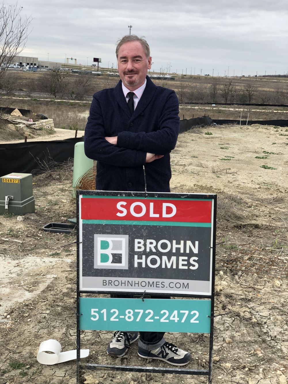 Real homeowners on closing day, Wildhorse Ranch · East Austin · Brohn Homes
