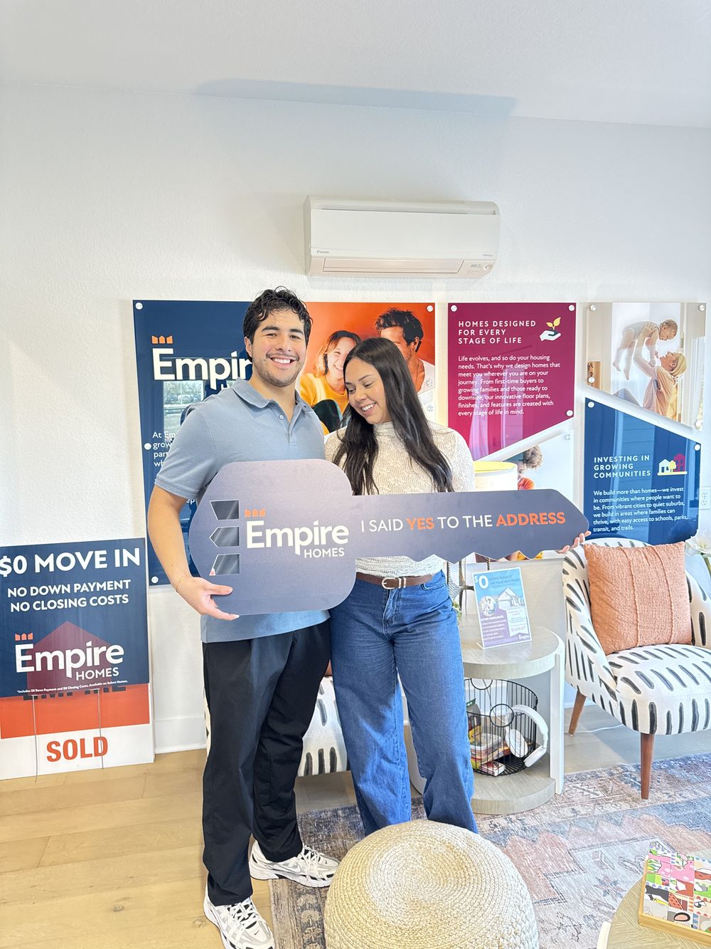 Real homeowners on closing day, Goodnight Ranch · South Austin · Empire Homes