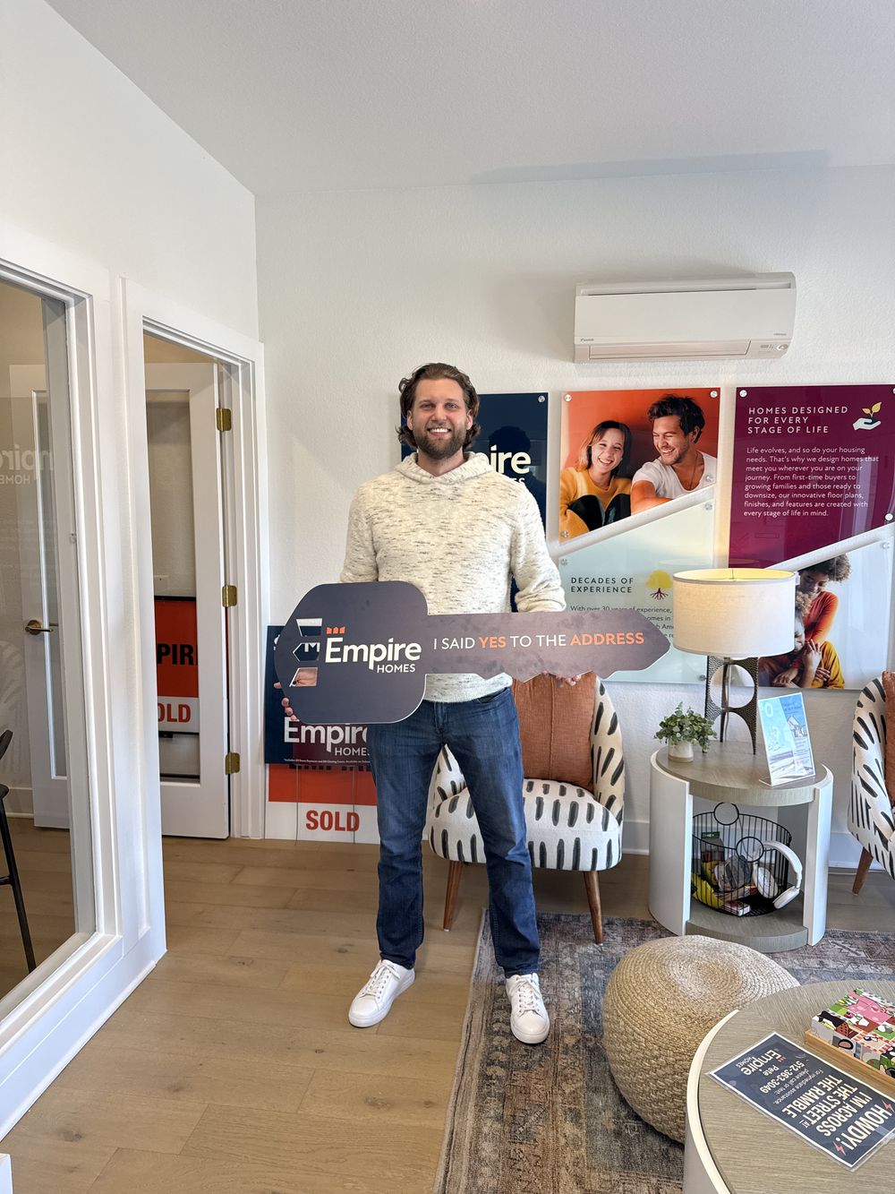 Real homeowners on closing day, Goodnight Ranch · South Austin · Empire Homes