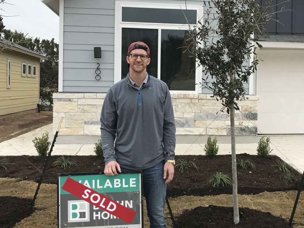 Real homeowners on closing day, Verrado · South Austin · Brohn Homes