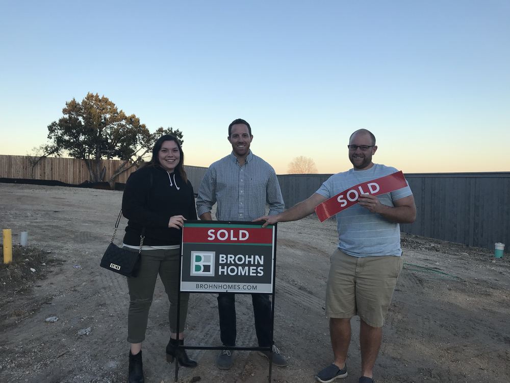 Real homeowners on closing day, Verrado · South Austin · Brohn Homes