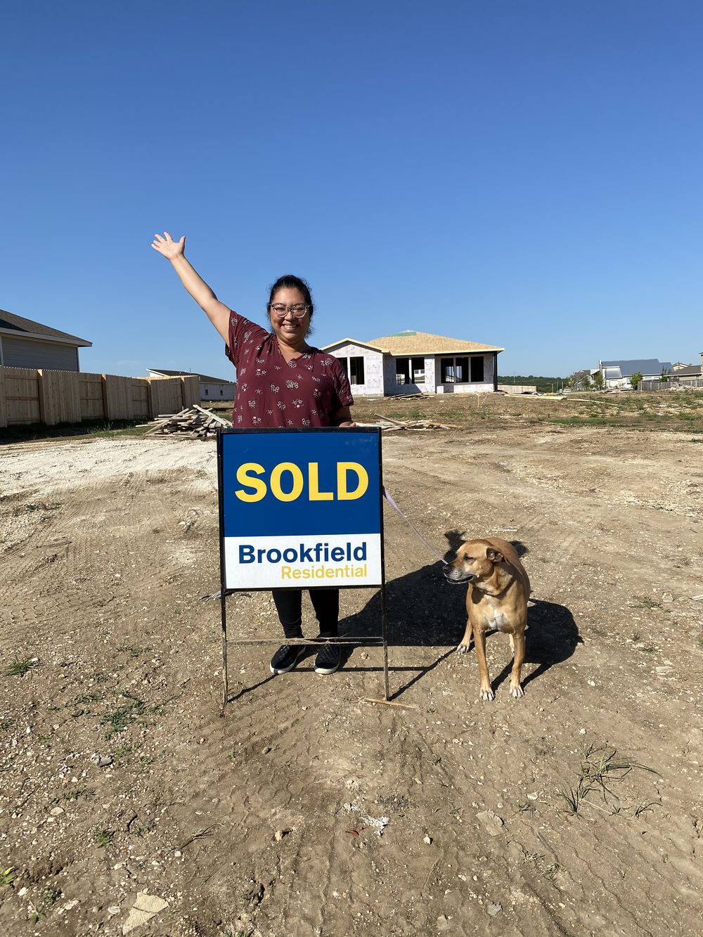 Real homeowners on closing day, Brookfield Residential · East Austin