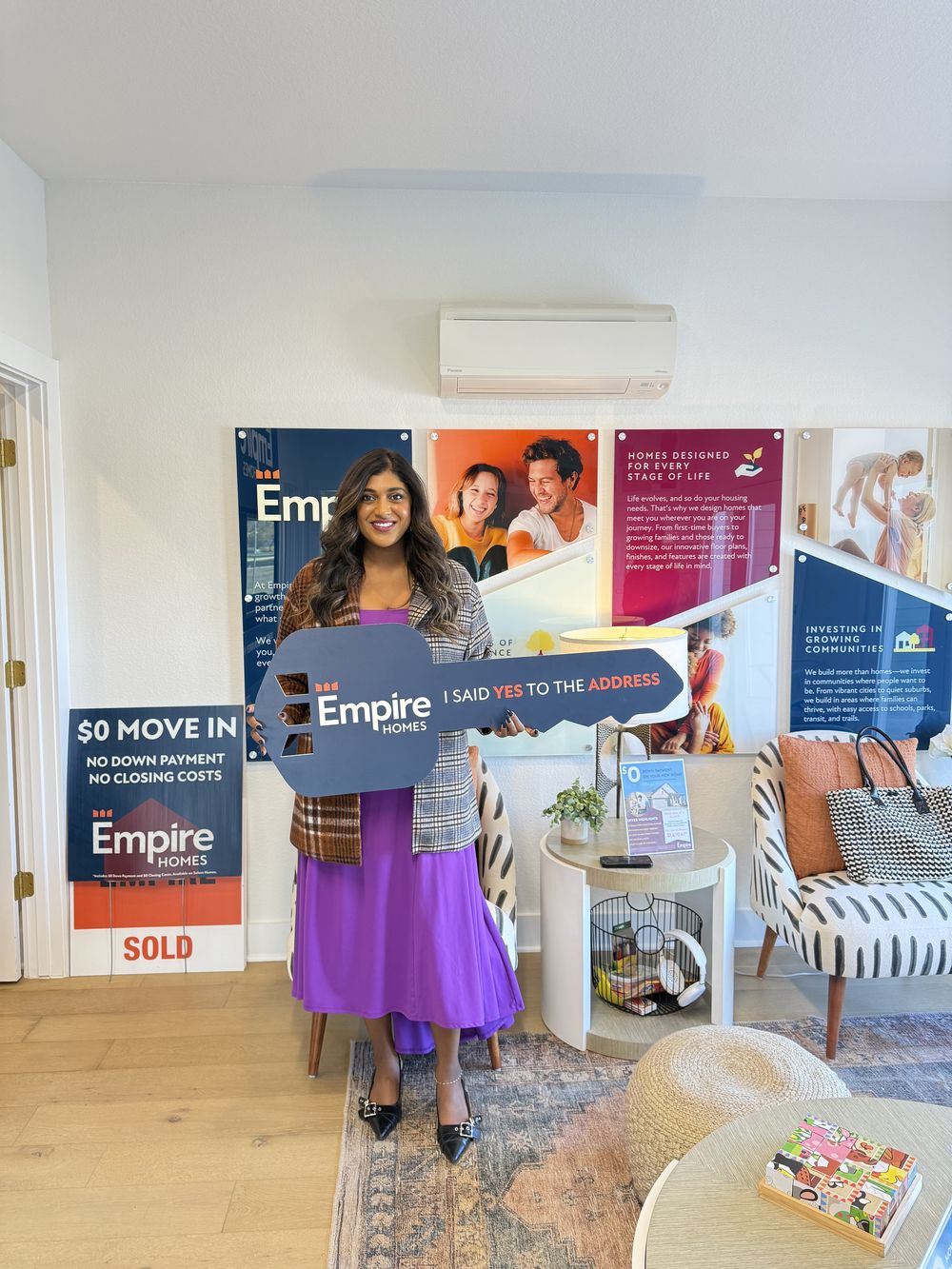 Real homeowners on closing day, Goodnight Ranch · South Austin · Empire Homes