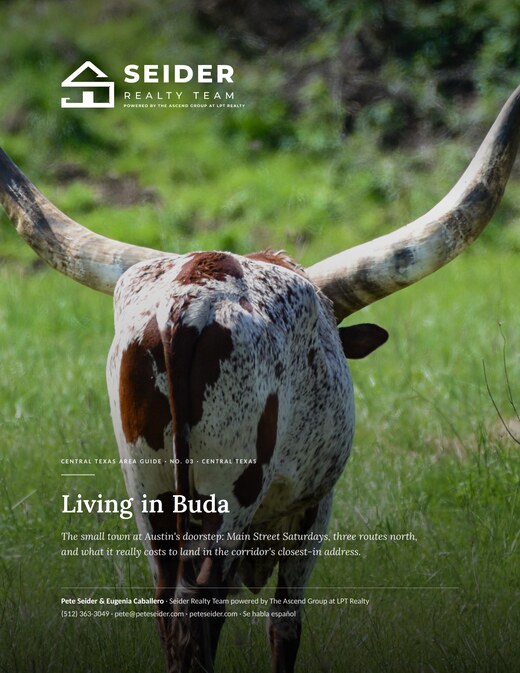 Cover of Area Guide No. 03 — Living in Buda
