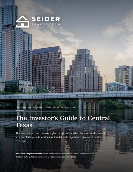 Cover of The Investor's Guide to Central Texas
