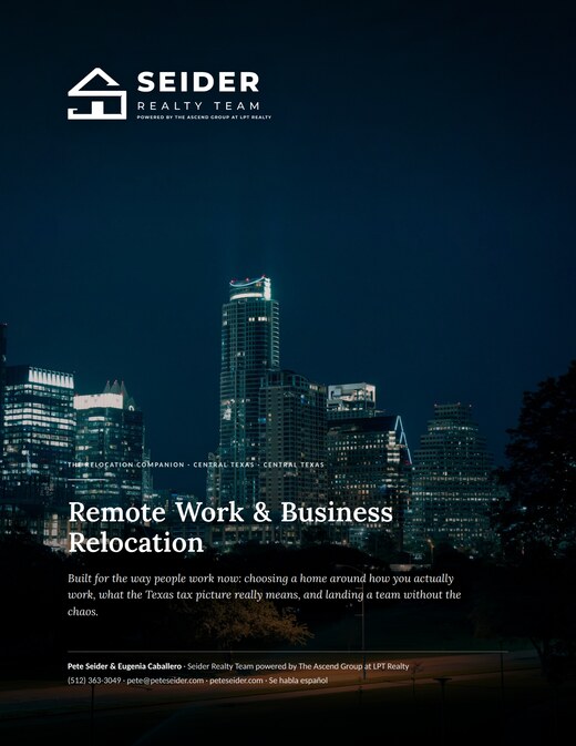 Cover of Remote Work & Business Relocation